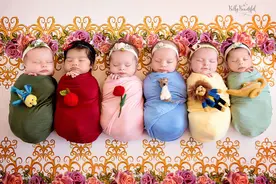 超萌！小婴儿变身迪士尼公主迷倒众人(组图)图片