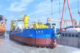 “天鲲号”下水纪实：凝聚三代疏浚人的梦，打破发达国家垄断图片