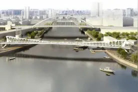 浦东滨江六桥辉映   未来行人可在黄浦江畔悠然而过舒心休闲图片