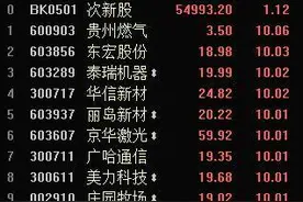 次新股板块持续强势 27股集体涨停图片