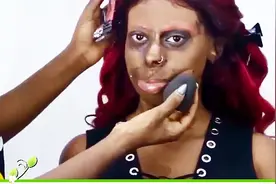 毁容女化妆前后对比，简直就是直接“换脸”，这化妆技术，拜服