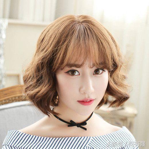 夏天留这样的空气刘海,可以解决发际线和额头高的女孩子!