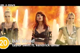 史上最快达到5亿播放量的100首MV（截止8月4日）