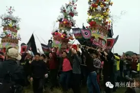高州观看人数最多的年例《沙田四大园》，今天你去看了吗？图片
