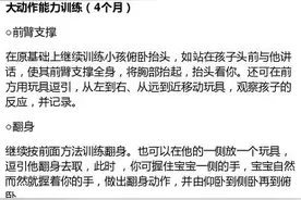 1-22个月宝宝大动作能力训练全记录图片