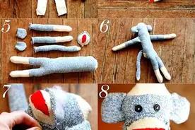 旧棉袜拿来干嘛？当然是做玩偶咯图片