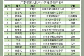 犀利啦！东莞这14名老师被评为"省特级教师"，有你恩师吗？图片