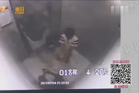 熊孩子两脚踢坏电梯 电梯下行门掉落视频封面