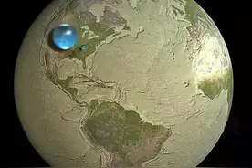地球上的水被抽干是什么样？震惊了图片
