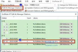 EndNote 在Word 插入的引文个别特殊格式图片