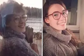 长大后，我就成了你”系列照，一看就是亲生的。图片