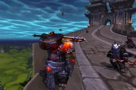 板甲中国风熊猫人幻化：负剑仗戟 黑衣卫戍图片