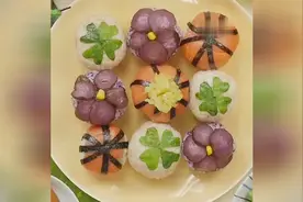 超可爱的日式丸子饭团，做法超简单，一学就会！