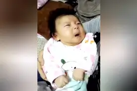 刚出生40天的婴儿能听懂好话坏话，喜怒哀乐全在小脸上！视频封面