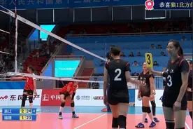 女排全运会5-8名争夺战，浙江3:1力克福建，将争夺5-6名视频封面