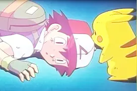 《神奇宝贝》超梦大战梦幻误伤小智，现场神奇宝贝都为之落泪视频封面