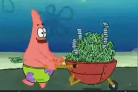 海绵宝宝微电影：派大星推销巧克力发了大财包下整个高级餐厅大吃图片