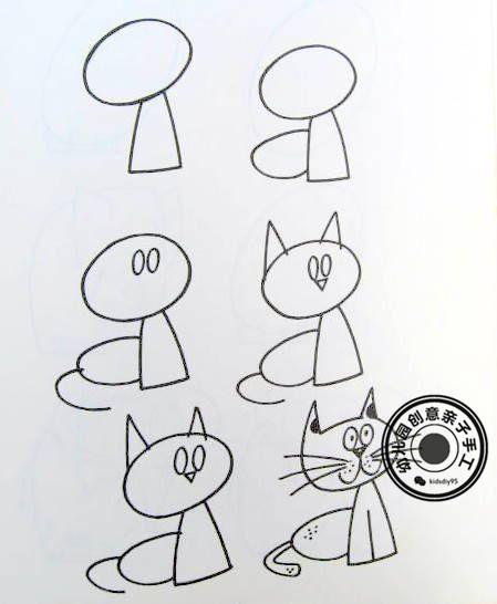 儿童简笔画:常见的几何图形绘画小教程,不用一分钟学会一个(几何图形