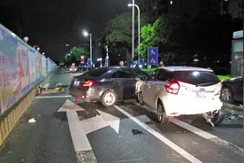 佛山：男子酒后驾车冲卡 顶着交警冲出600米图片