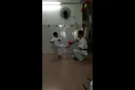 广西5岁小孩跆拳道水平，拳直手快，腿脚有力，网友表示打不过视频封面