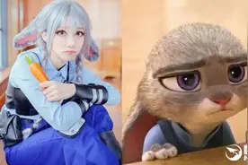 韩国美少女COS《疯狂动物城》兔子 萌翻了图片