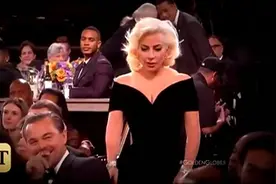 笑哭！茶婊LadyGaGa挑拨小李子，看小李子那不屑的眼神！视频封面