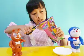 亲子游戏日本食玩钓鱼果冻熊出没哆啦A梦过家家视频封面