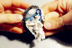 粘土软陶手工：DIY创意手工制作动画片僵尸新娘手办装饰品