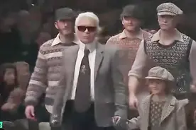 香奈儿推出重磅男款，由掌舵人潮爷老佛爷亲自压轴出场男模走秀！视频封面