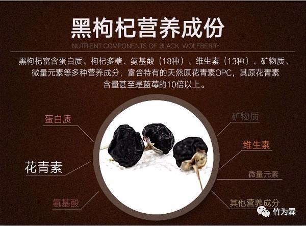 小小野生黑枸杞 大功效