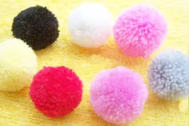 手工DIY毛线球，教你用毛线快速制作漂亮的毛线球球视频封面