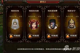 三国战神群英会活动副本玩法及奖励介绍图片