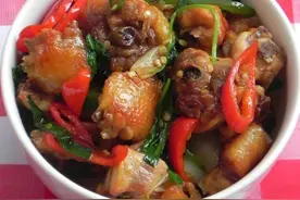 干煸鸡图片