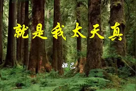 你到底知不知道我有多喜欢你《就是我太天真》太好听了视频封面
