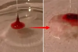 把鲜血滴入双氧水里，几秒后的画面太惊悚了！图片