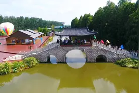 航拍江苏泰州兴化李中水上森林公园，这里的美超乎你的想象