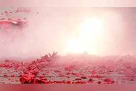 100000响鞭炮同时放是怎样的场面！