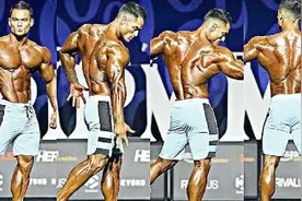 蝉联四届奥林匹亚健体冠军的杰瑞米，这身材，不愧为世界健体之王