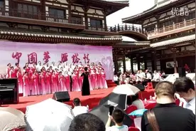 中国梦雁塔情歌咏比赛：《强军战歌》电子城合唱团图片