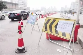 施工丨民族大道施工首日试围影响不大图片