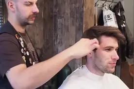 新交的国外男友，剪发改造后，帅到我犯花痴了视频封面