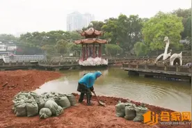 宜昌儿童公园改造荷花池图片