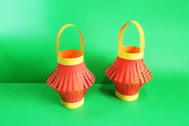 漂亮的中秋节手工小灯笼，做法超简单，幼儿园亲子折纸教程