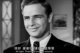 教父年轻时候的试镜，没想到竟然真帅