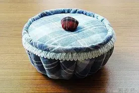 布艺收纳篮 可爱的南瓜篮的手工diy教程图片