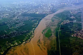 你不知道的陕西美景——泾渭分明图片