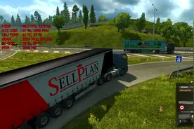 欧洲卡车模拟2：GTX 1050 + FX 4300 3.8GHz-测试效果！