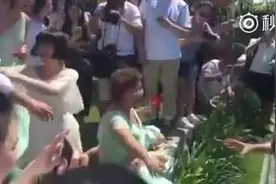 包贝尔婚礼伴娘柳岩被伴郎“闹”欲扔下水贾玲出手相救