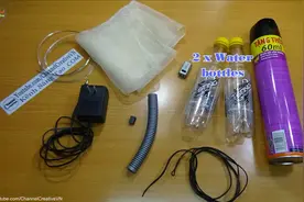 国外牛人用生活废品做的吸尘器，吸力惊人！这动手能力太牛逼了！图片
