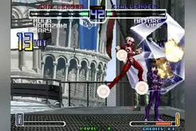 街机游戏 拳皇2002 高能连续技 满血真真儿的一套带走图片